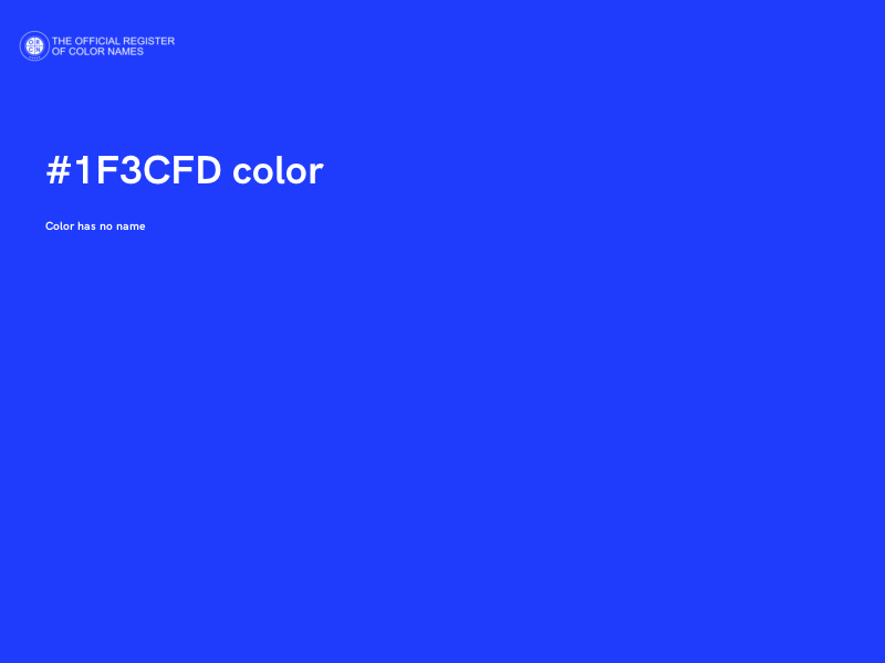 #1F3CFD color image