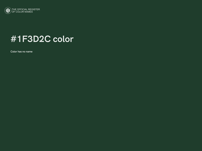 #1F3D2C color image