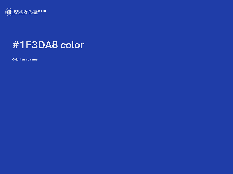 #1F3DA8 color image