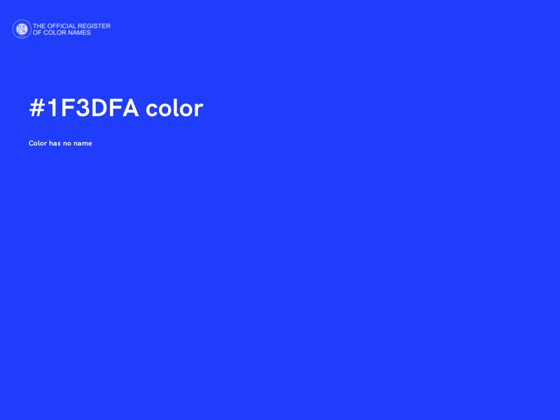 #1F3DFA color image