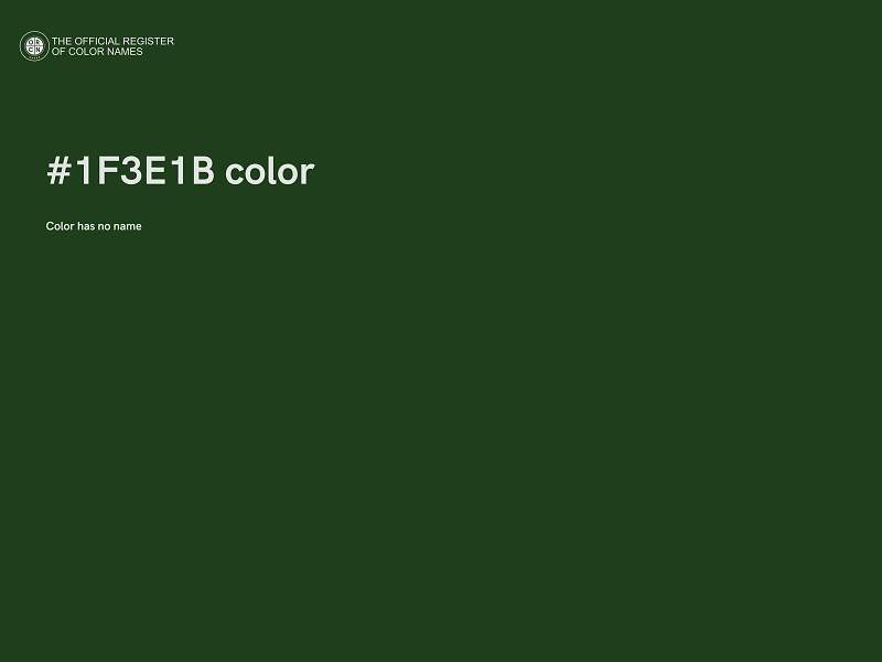 #1F3E1B color image