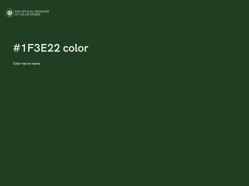 #1F3E22 color image