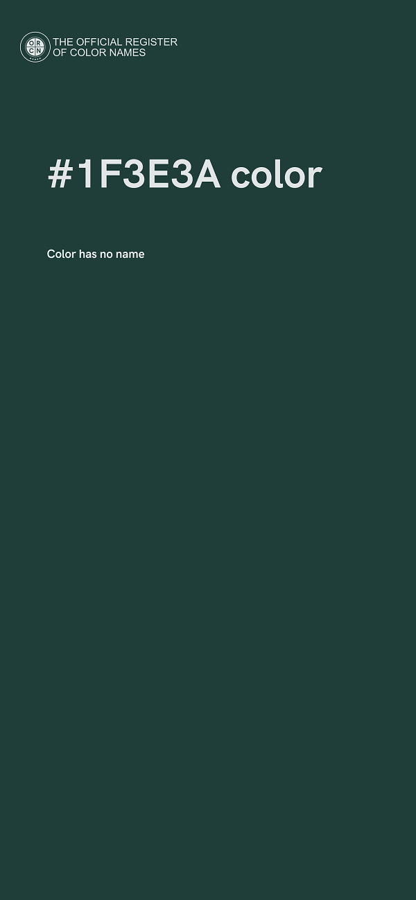 #1F3E3A color image