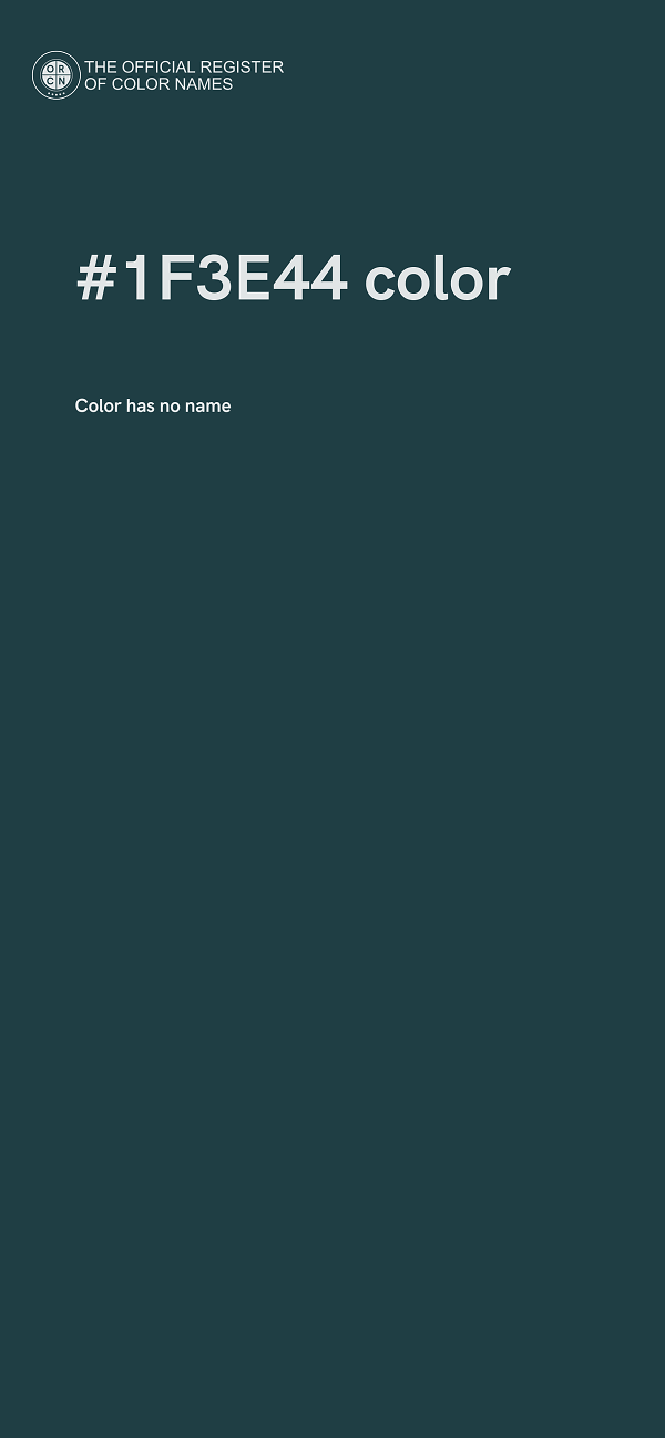 #1F3E44 color image