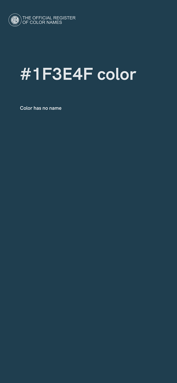 #1F3E4F color image