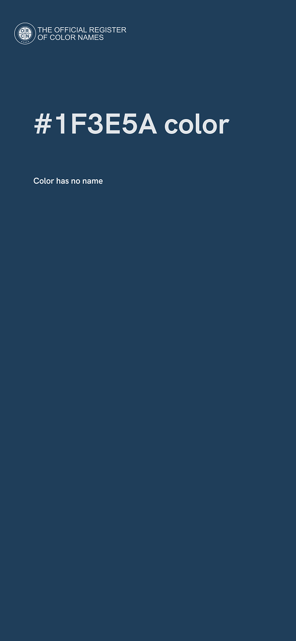#1F3E5A color image