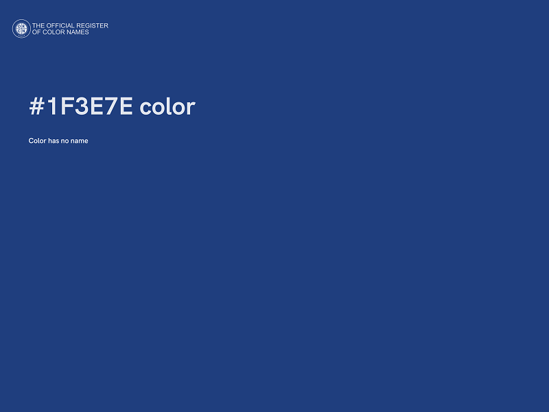 #1F3E7E color image