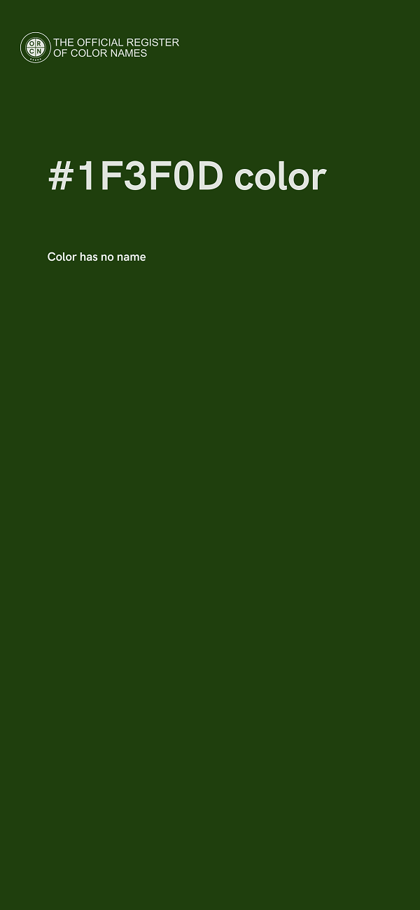#1F3F0D color image