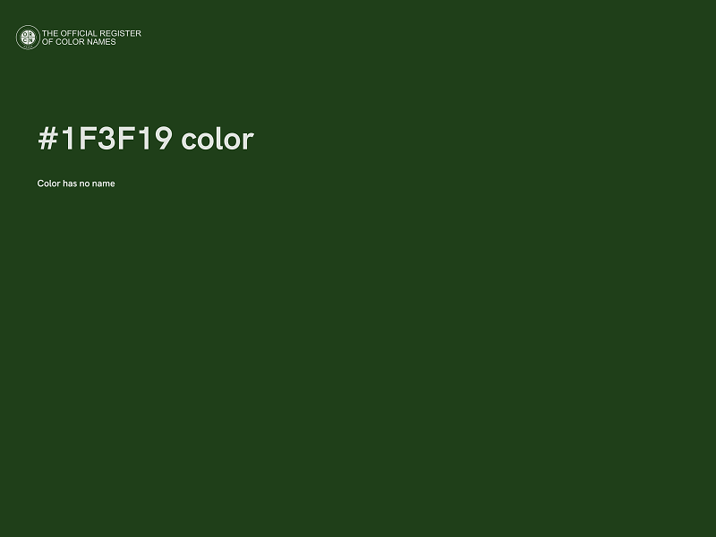 #1F3F19 color image