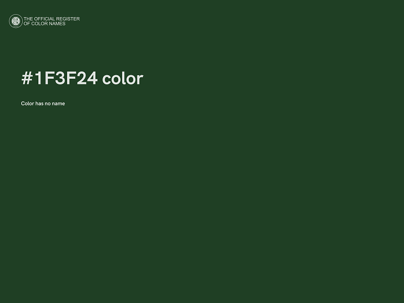 #1F3F24 color image