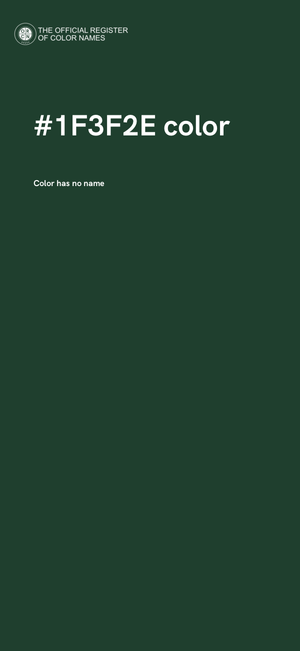 #1F3F2E color image