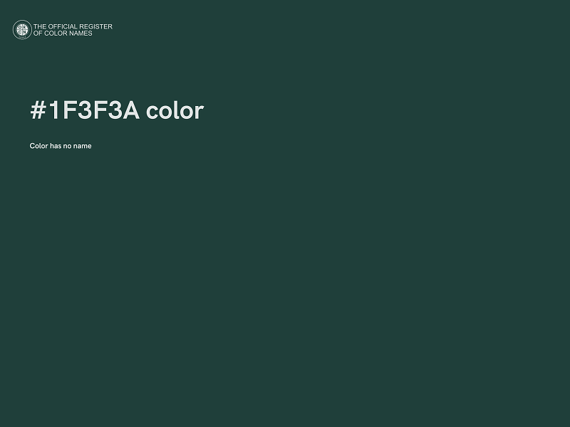 #1F3F3A color image