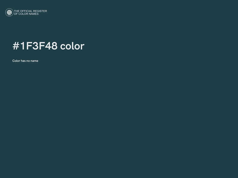 #1F3F48 color image