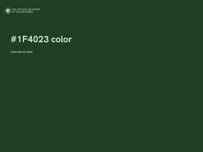#1F4023 color image