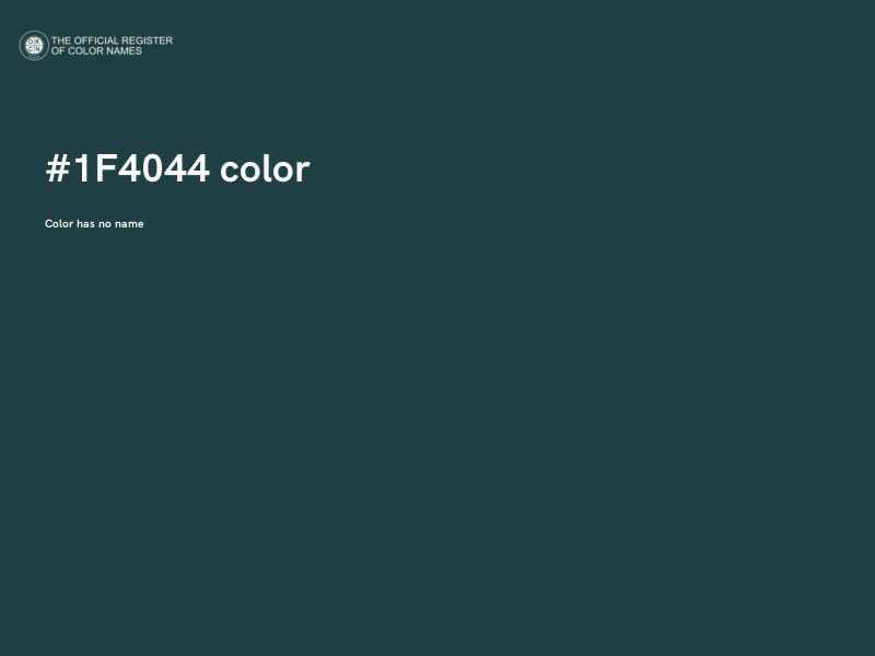 #1F4044 color image
