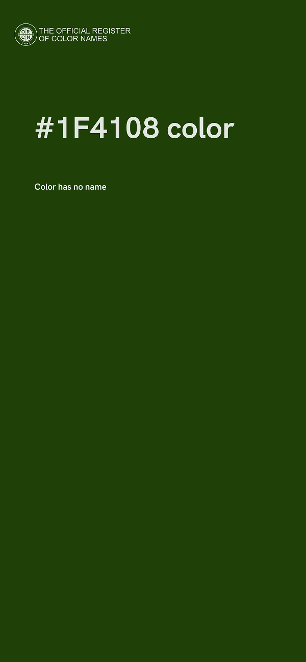 #1F4108 color image