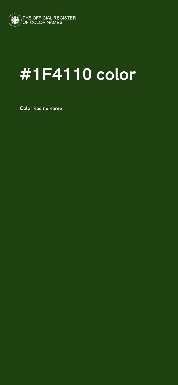 #1F4110 color image