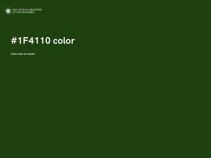 #1F4110 color image