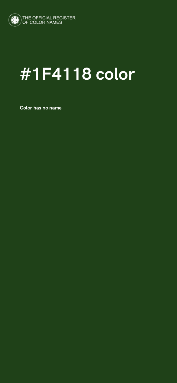 #1F4118 color image