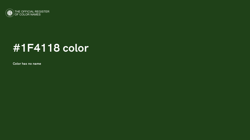 #1F4118 color image