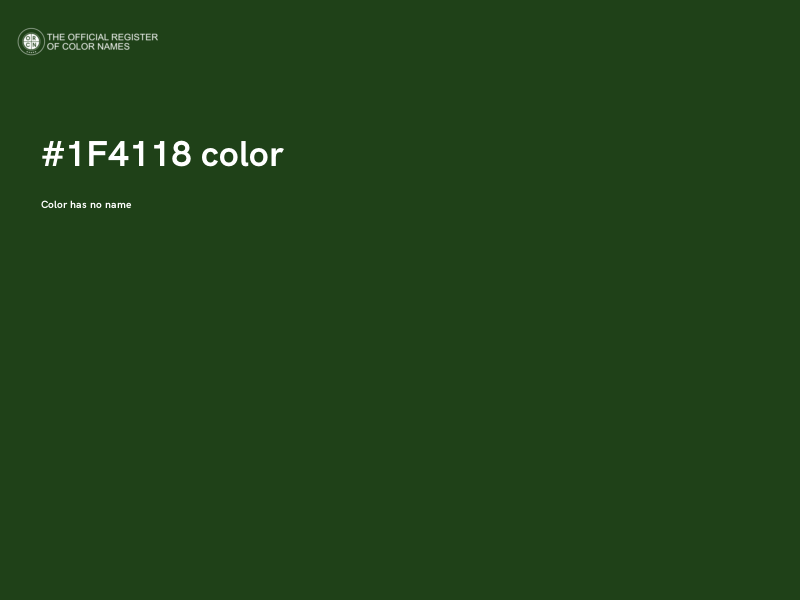 #1F4118 color image