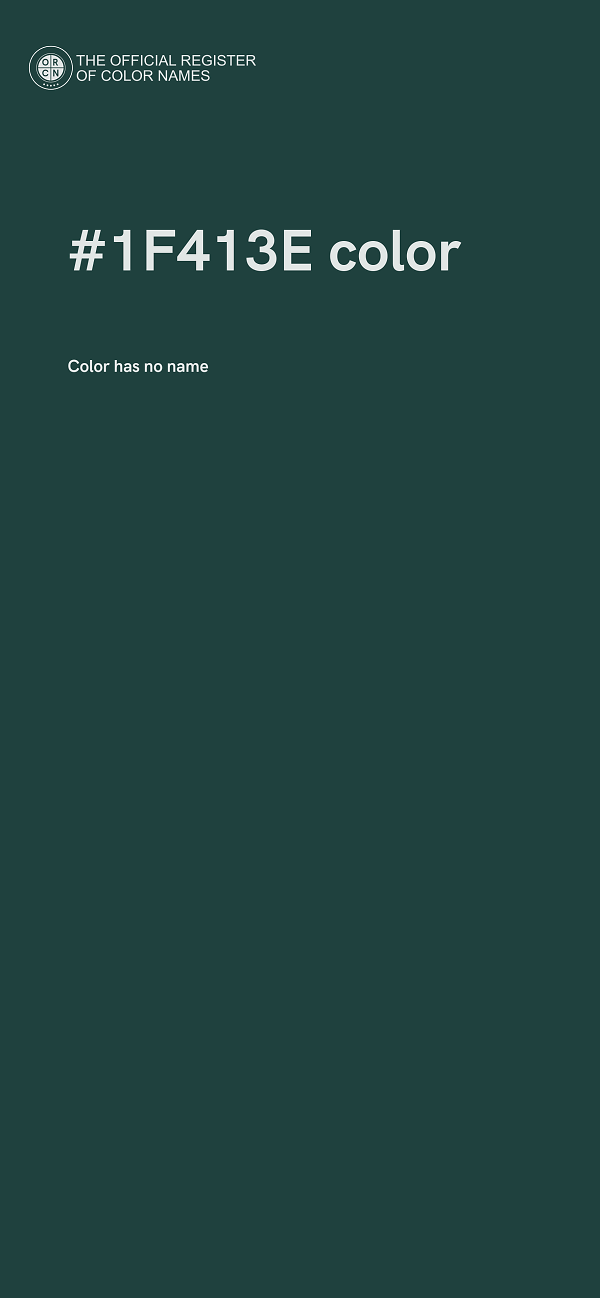 #1F413E color image