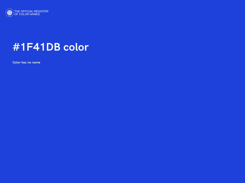 #1F41DB color image