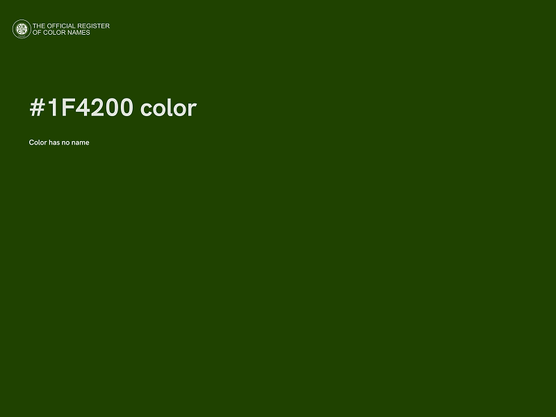 #1F4200 color image