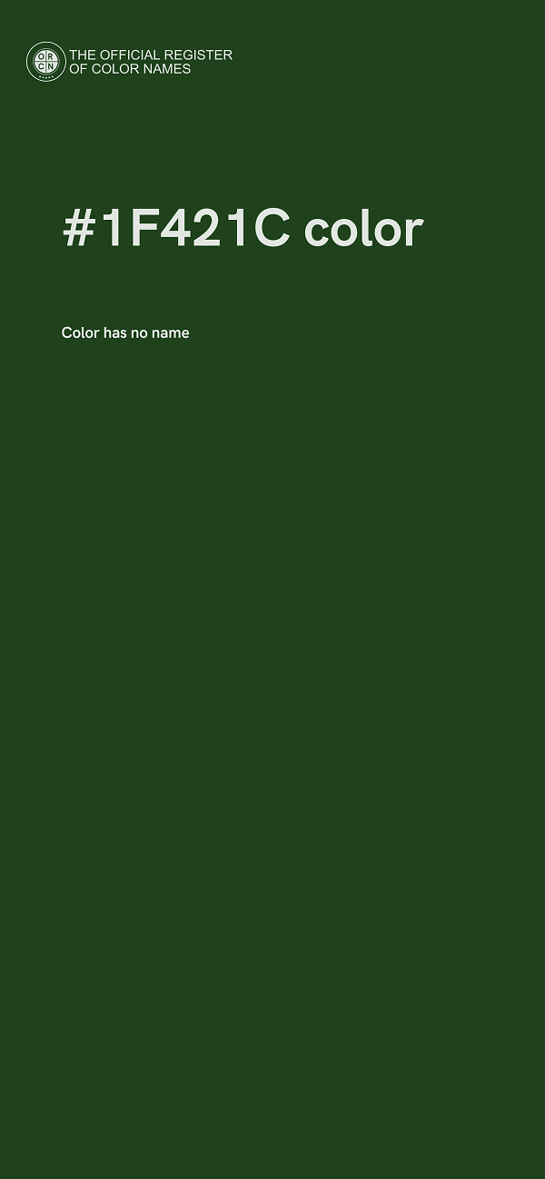 #1F421C color image