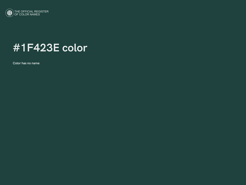 #1F423E color image
