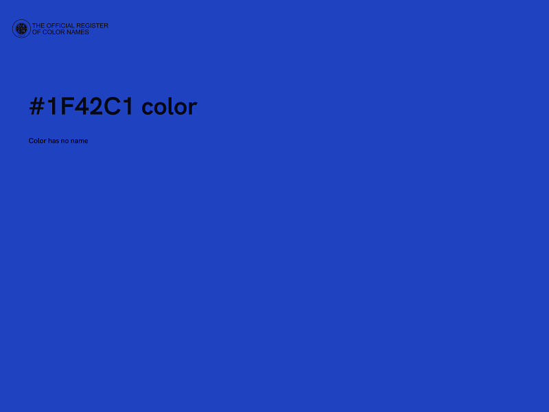 #1F42C1 color image