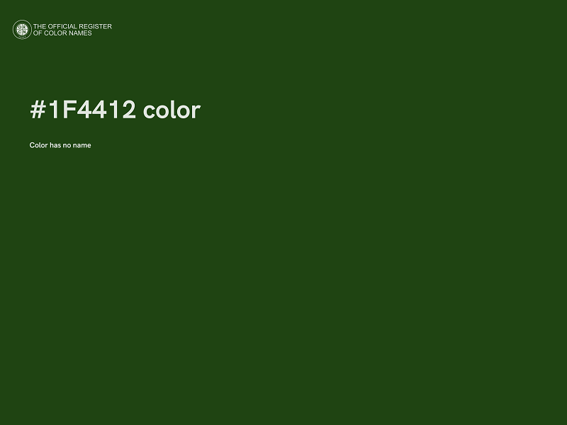 #1F4412 color image