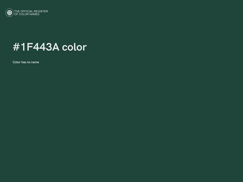 #1F443A color image