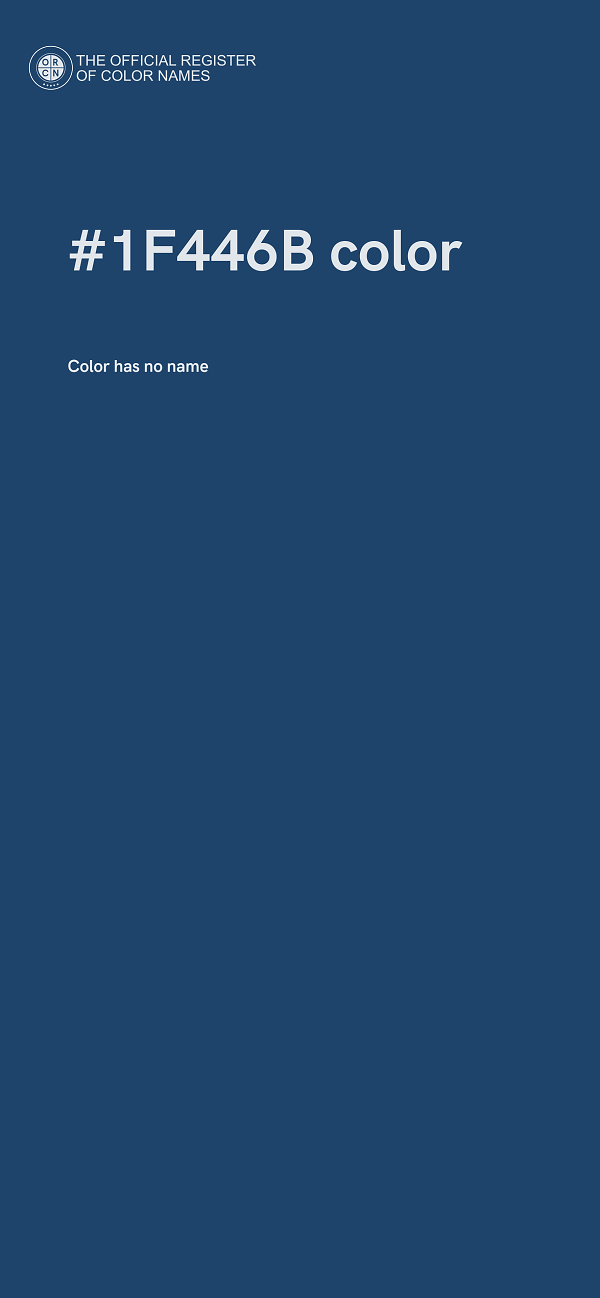 #1F446B color image