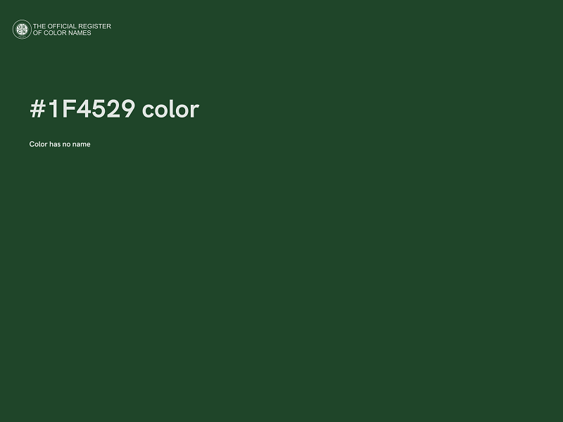 #1F4529 color image