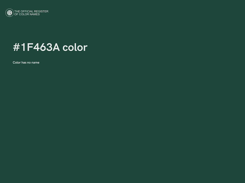 #1F463A color image