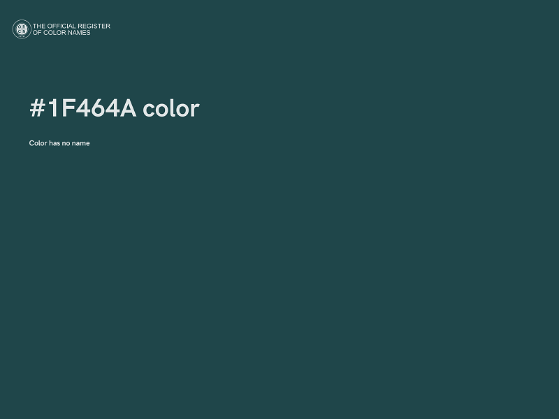 #1F464A color image