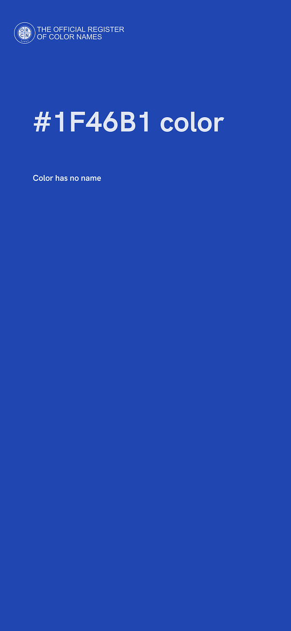 #1F46B1 color image