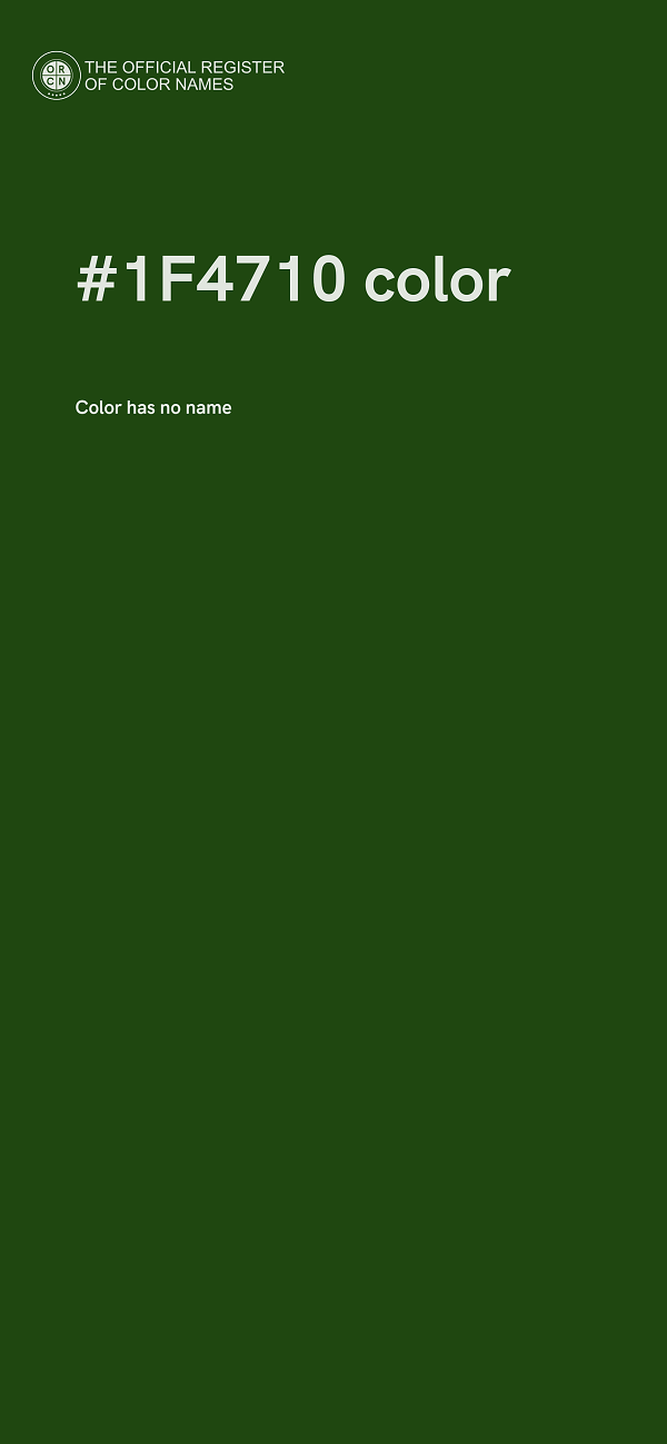 #1F4710 color image