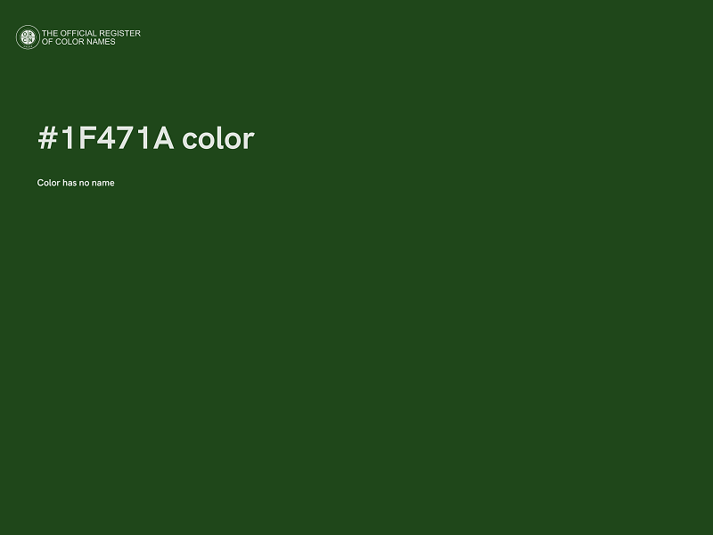 #1F471A color image