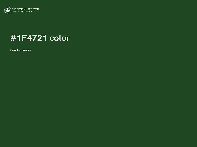 #1F4721 color image