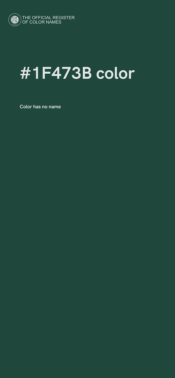 #1F473B color image