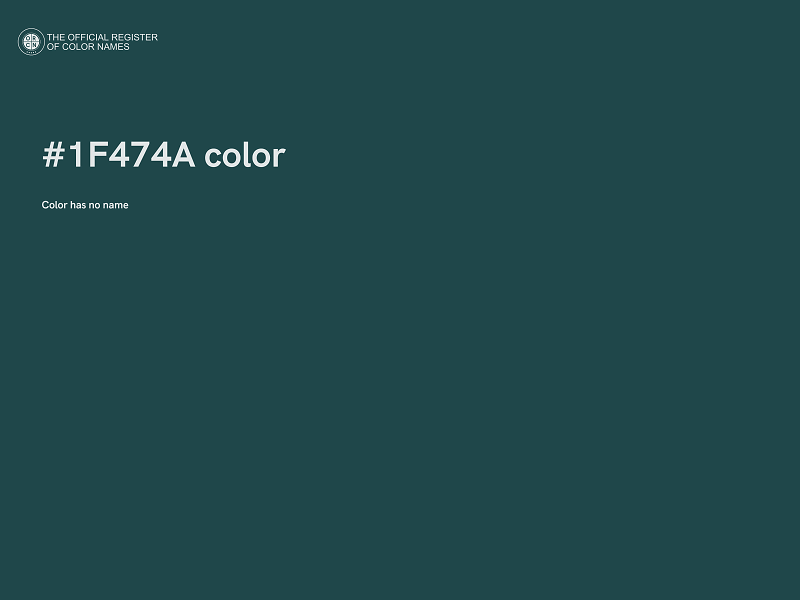 #1F474A color image