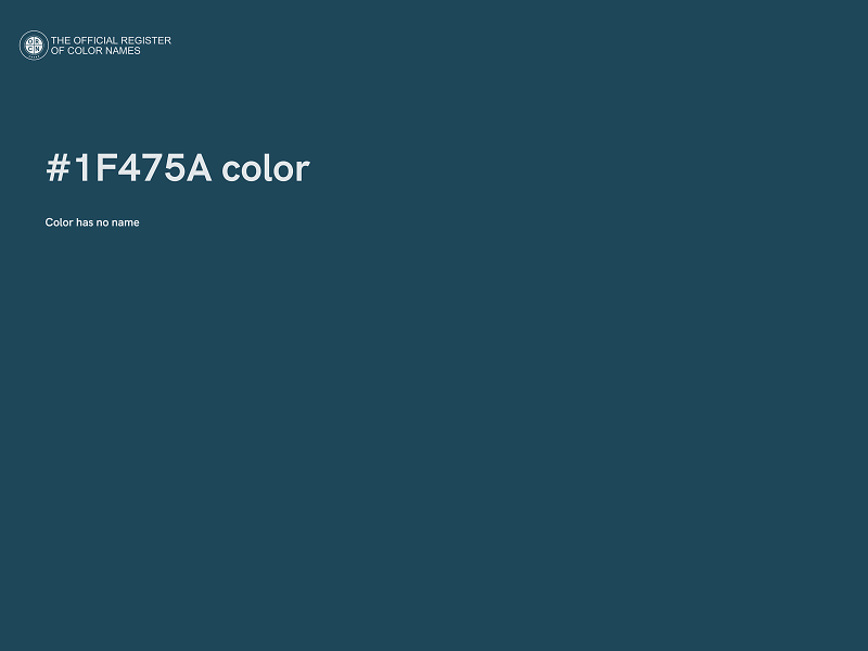 #1F475A color image