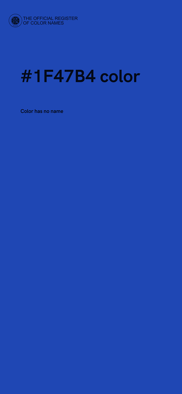 #1F47B4 color image