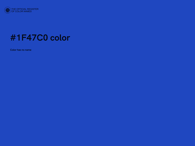 #1F47C0 color image
