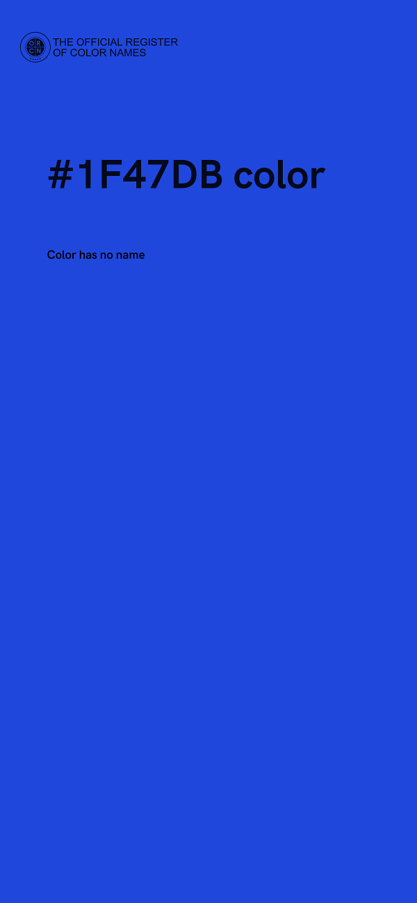 #1F47DB color image