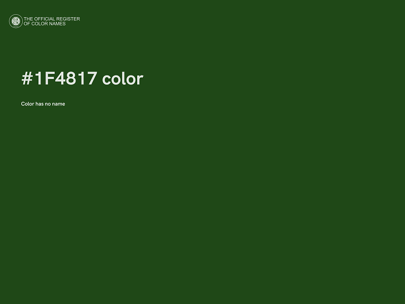 #1F4817 color image