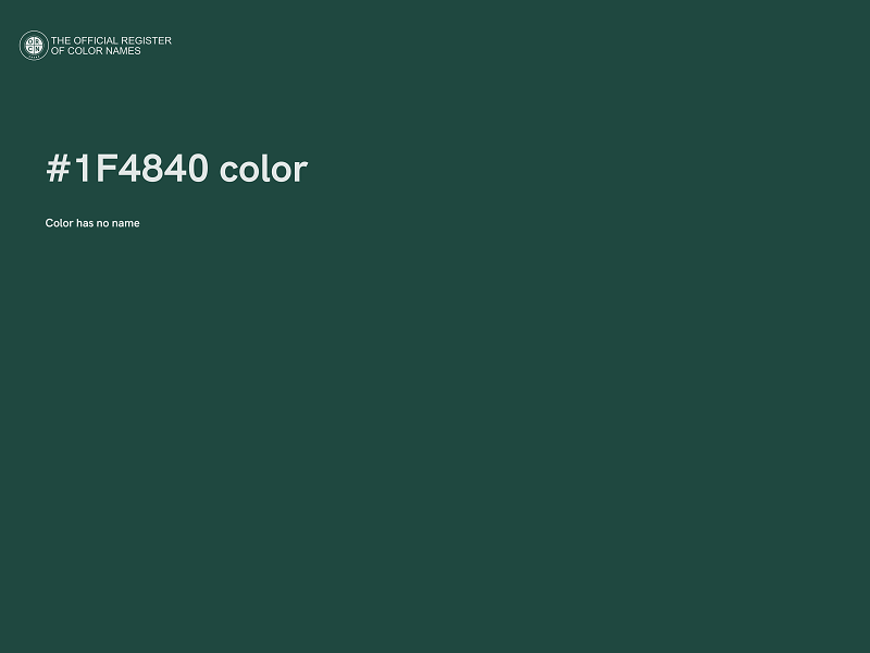#1F4840 color image