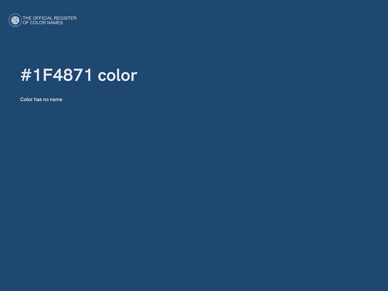 #1F4871 color image